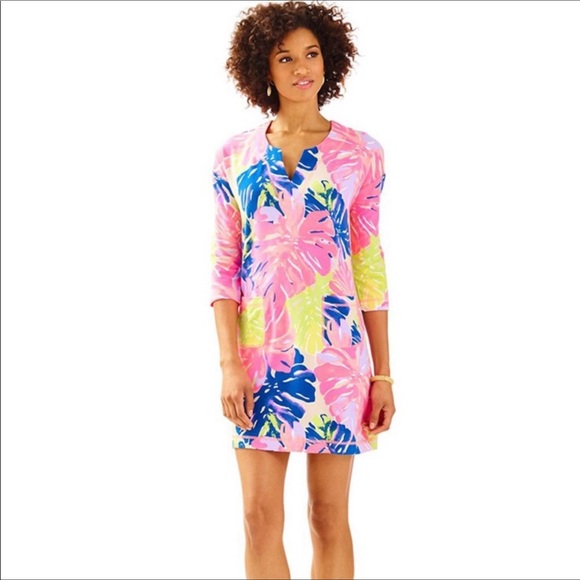 Lilly Pulitzer Dresses & Skirts - Lilly Pulitzer Joyce Dress Under the Canopy Neon